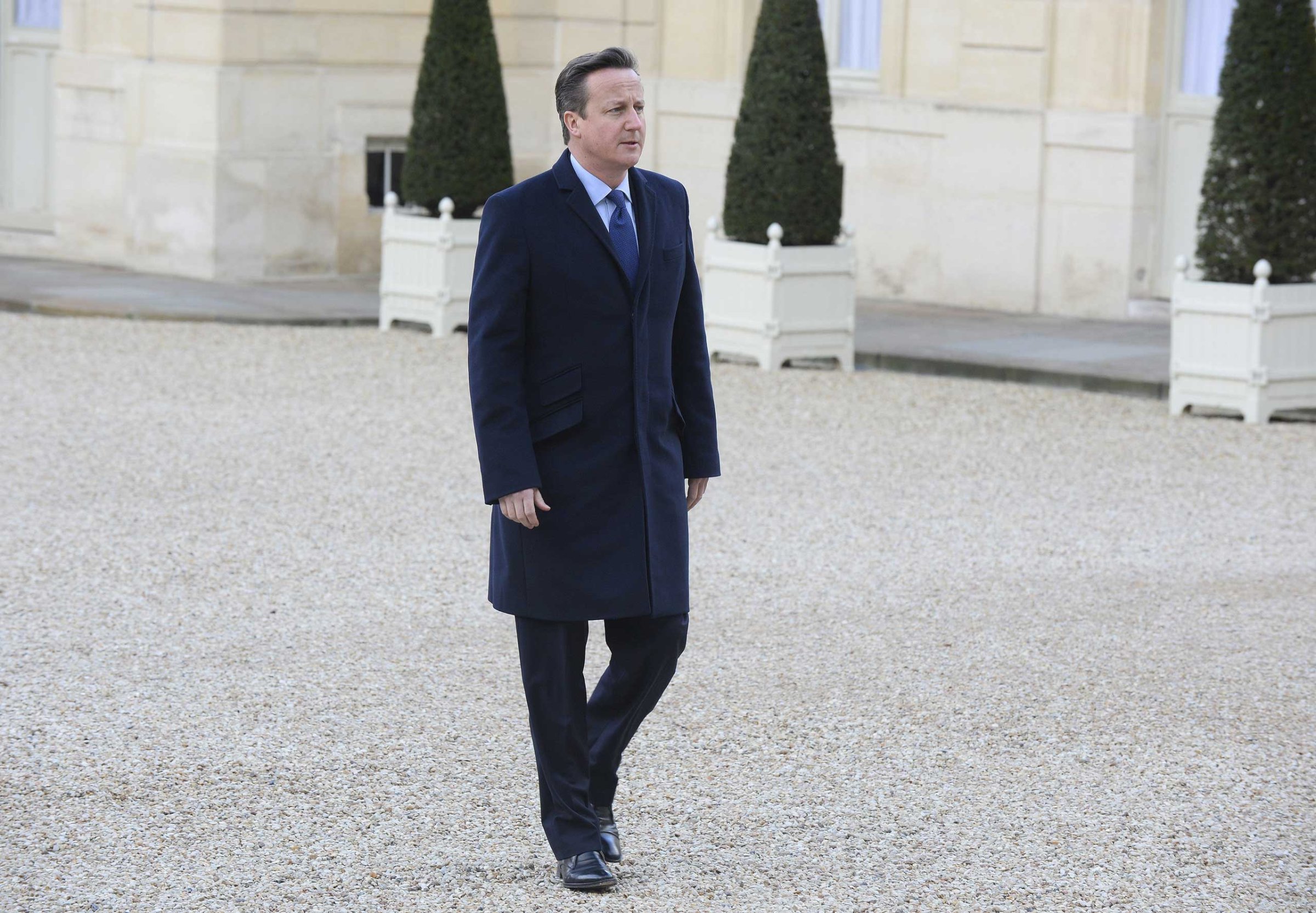 David Cameron in Paris on Jan. 11, 2015.