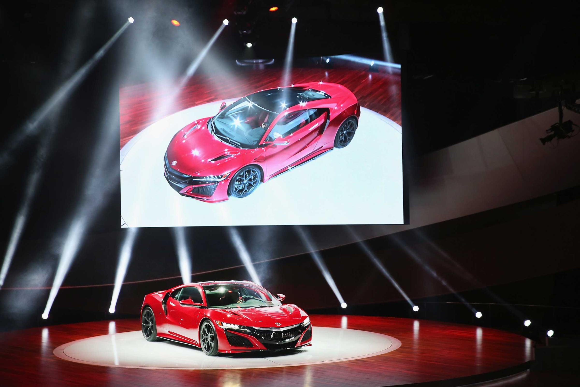 Acura introduces the new NSX at the (NAIAS) on January 12, 2015 in Detroit.