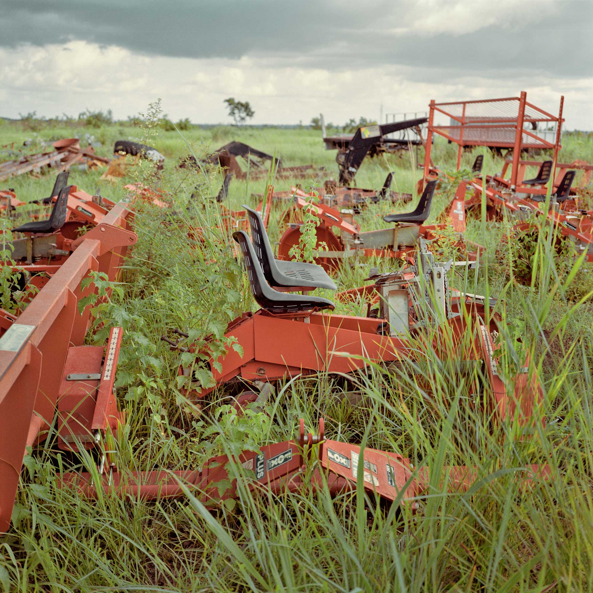 Abandoned tractors, Kpachaa, Northern Region, Ghana. 2013. (Peter DiCampo)