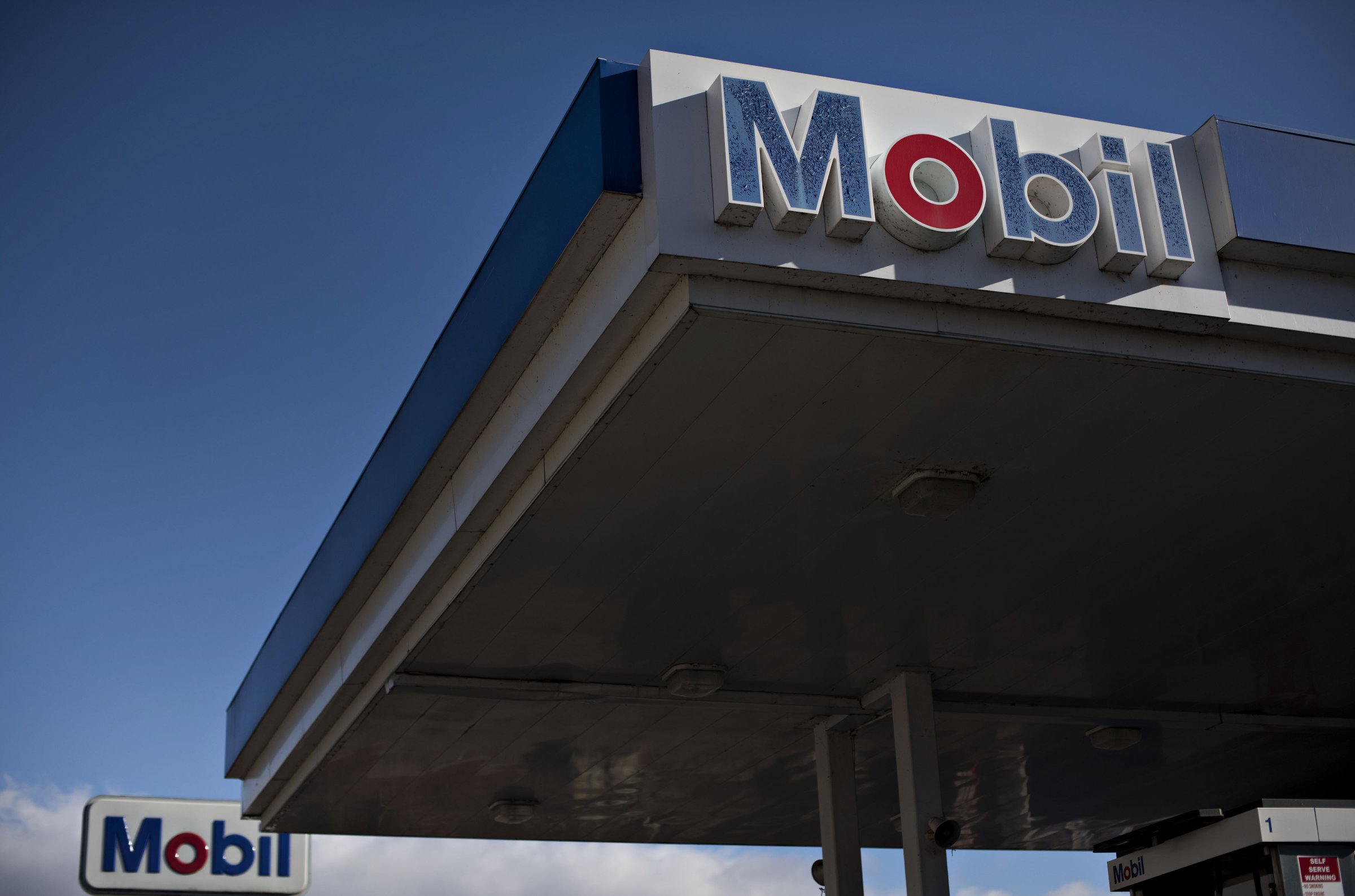 Exxon Mobil Corp. Gas Stations Ahead Of Earnings Figures