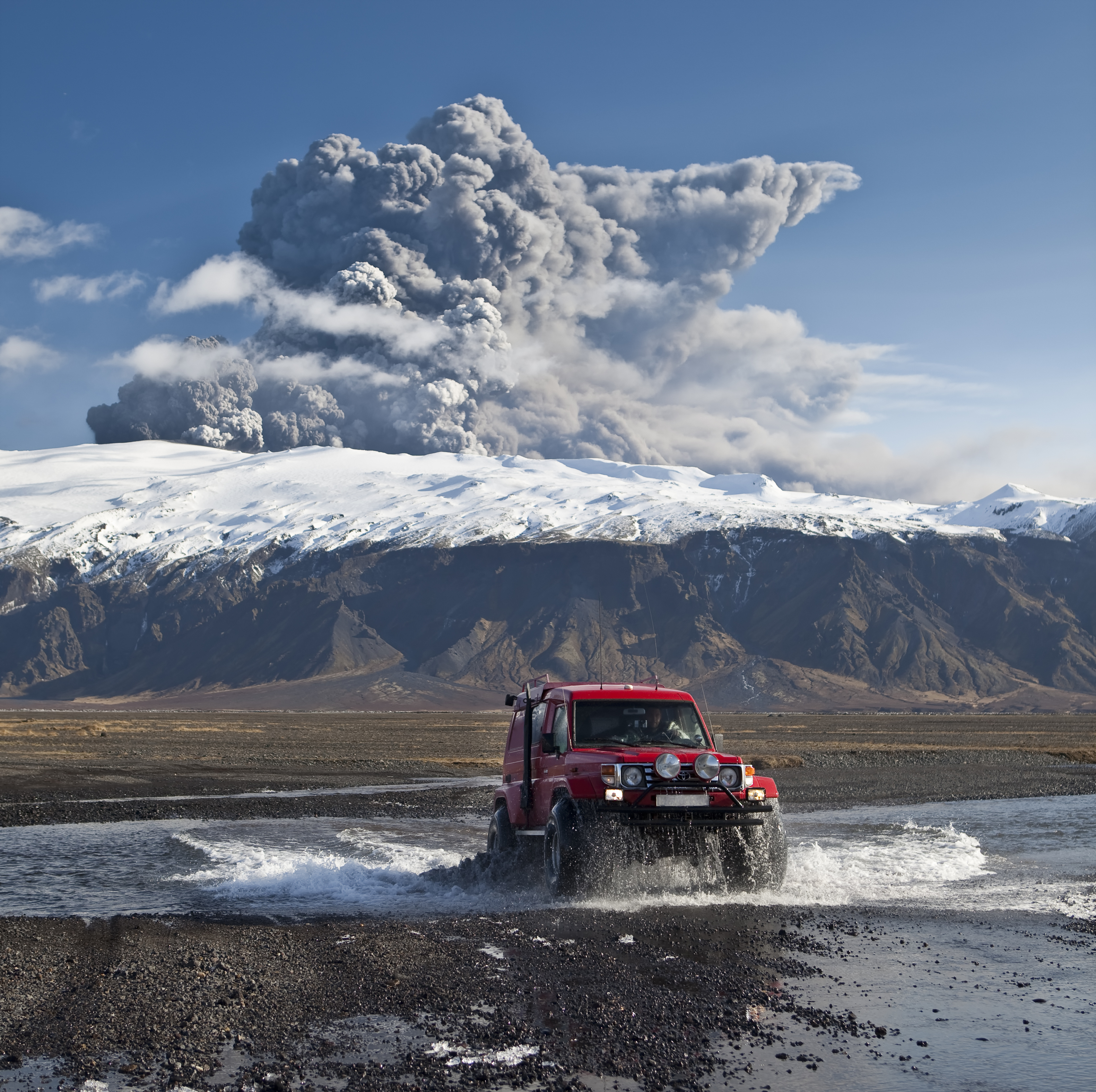 Get used to this: The Eyjafjallajökull eruption in 2010 (Arctic-Images; Getty Images)