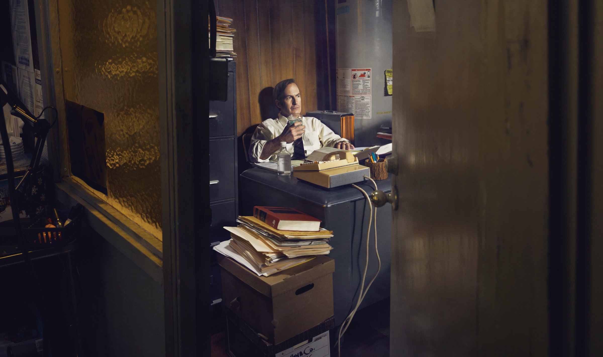 Bob Odenkirk as Saul Goodman - Better Call Saul _ Season 1, Gallery - Photo Credit: Ben Leuner/AMC