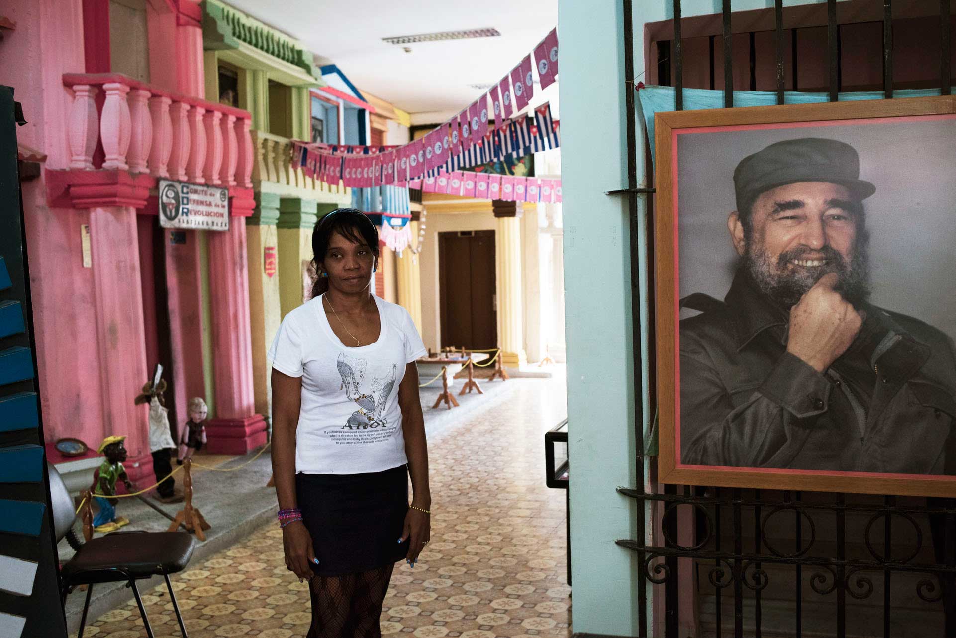 Committees for the Defense of the Revolution museum in Havana, Dec. 2014. (Yuri Kozyrev—NOOR for TIME)