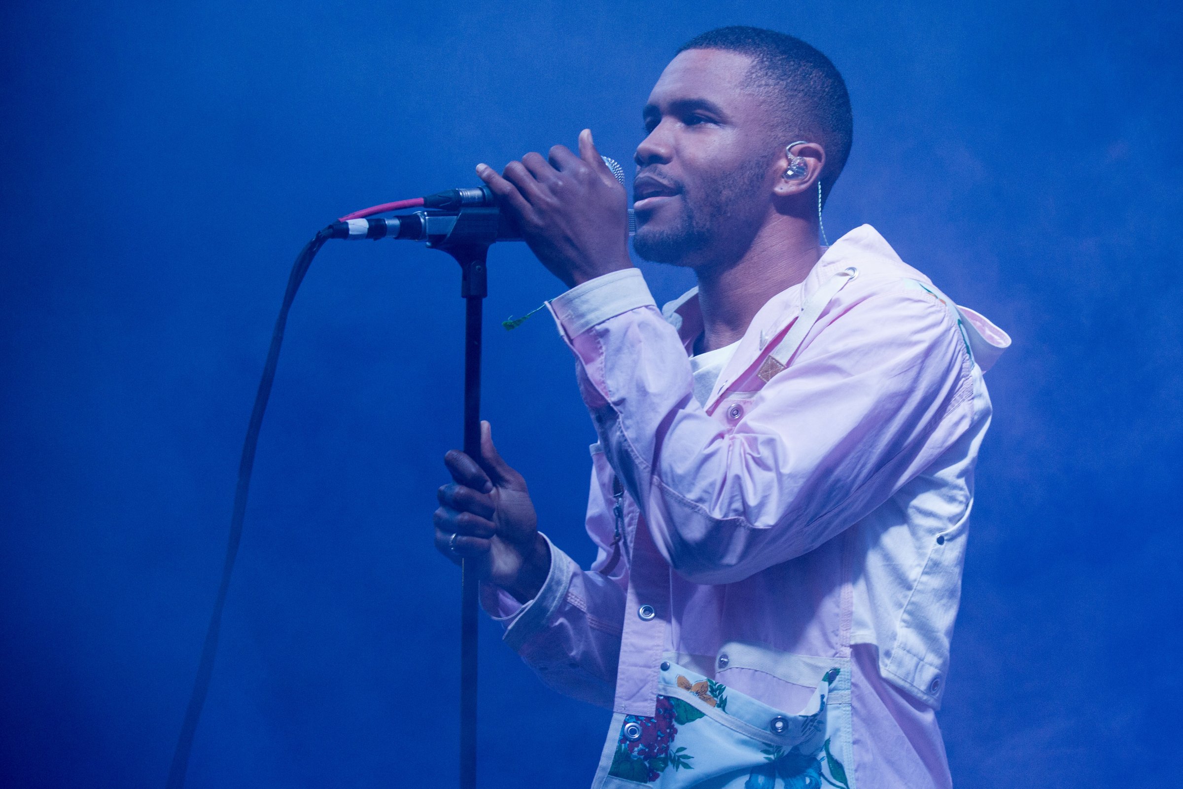 Rapper FRANK OCEAN performs live at the 2014 Bonnaroo Music and Arts Festival in Manchester, Tennessee on June 14, 2014.