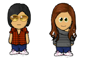 Example of avatars used in the study (Katrina Fong)