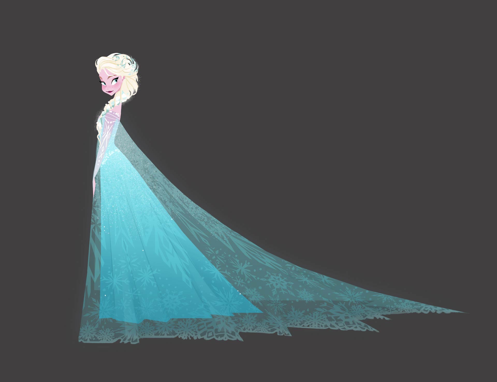 "FROZEN" Elsa visual development art. ©2013 Disney. All Rights Reserved.