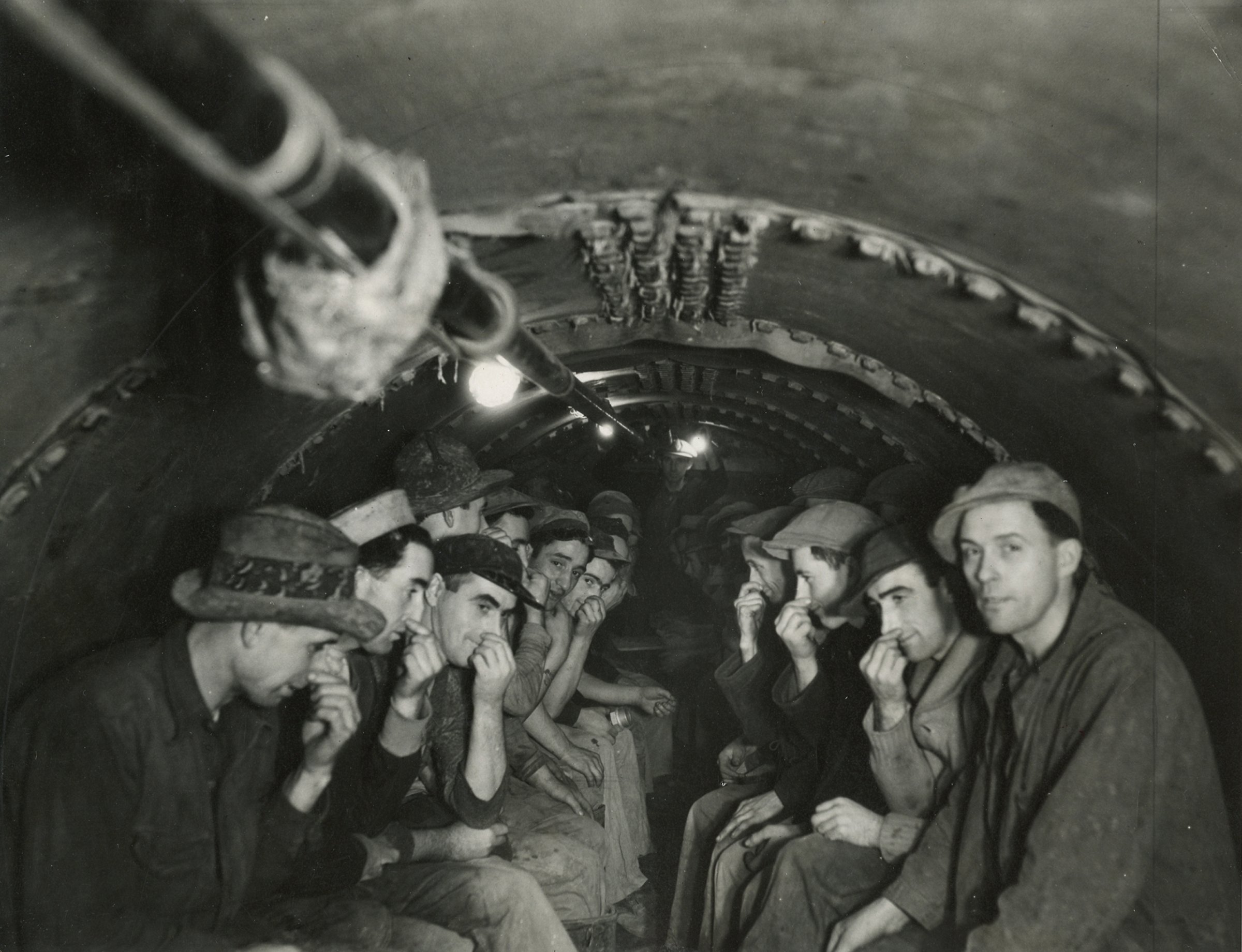Subway Tunnel Construction, N.Y., February 22, 1932