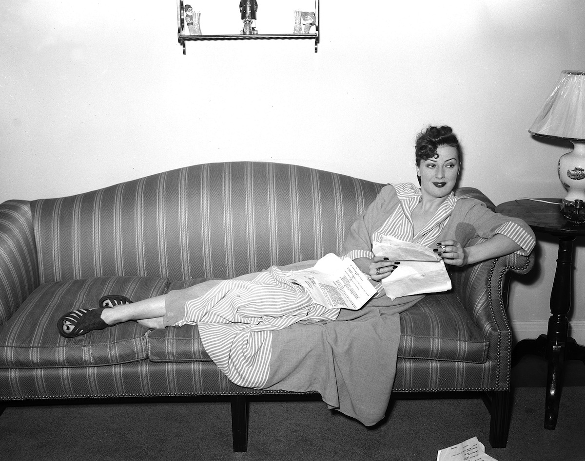 Gypsy Rose Lee at home in New York City on May 7, 1940 (New York Daily News Archiv / Getty Images)