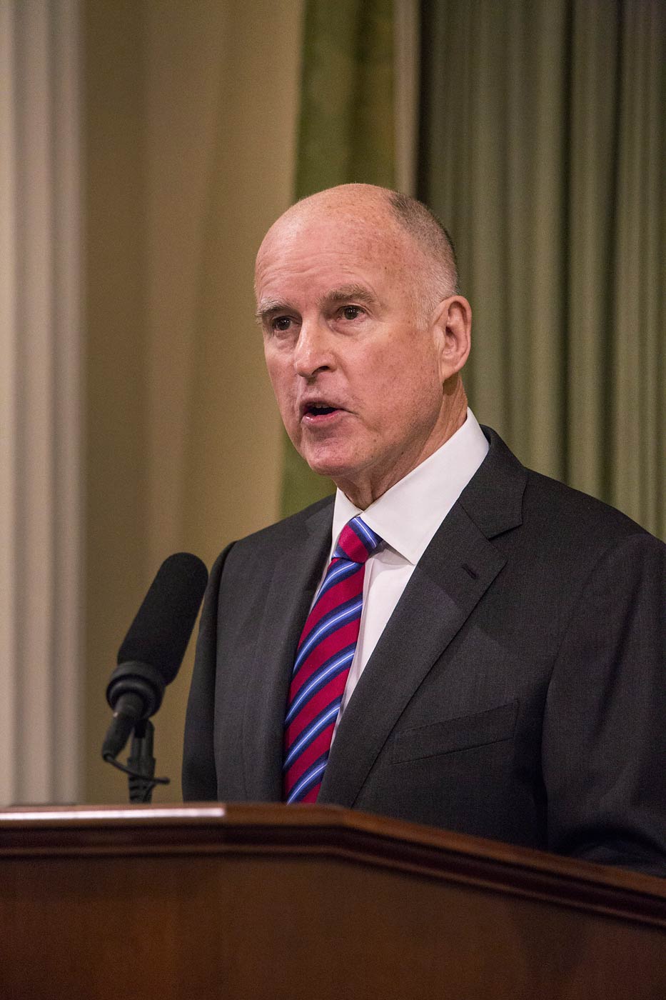 California Governor Jerry Brown Calls For Adding $2.8 Billion To Reserve Fund