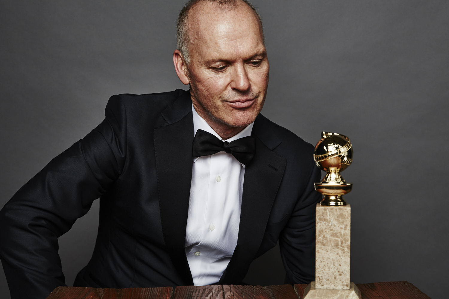 Michael Keaton poses for a portrait during the 72nd Annual Golden Globe Awards on Jan. 11, 2015, in Beverly Hills, Calif. (Maarten de Boer—Getty Images)