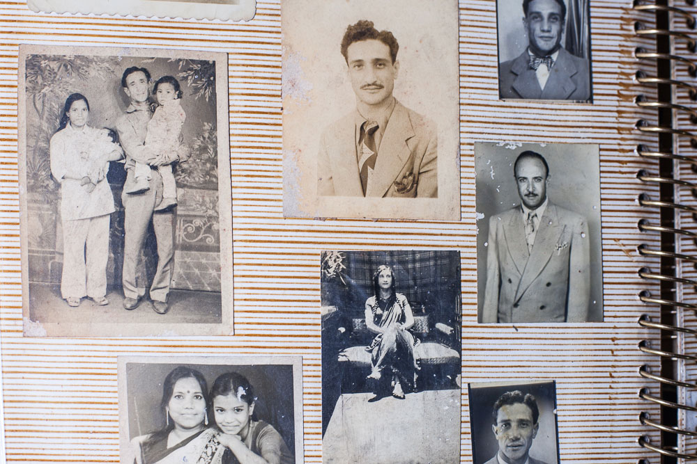 Shalom Israel's family photographs.