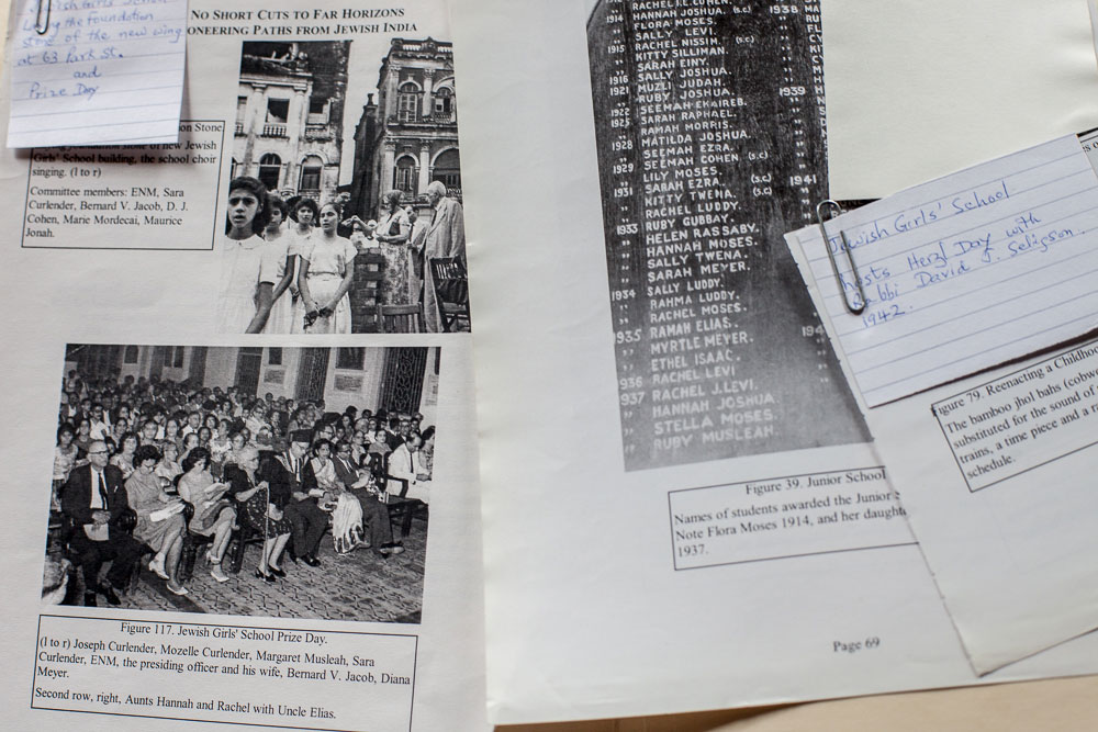 Historical photographs and documents of the Jewish Girls School
