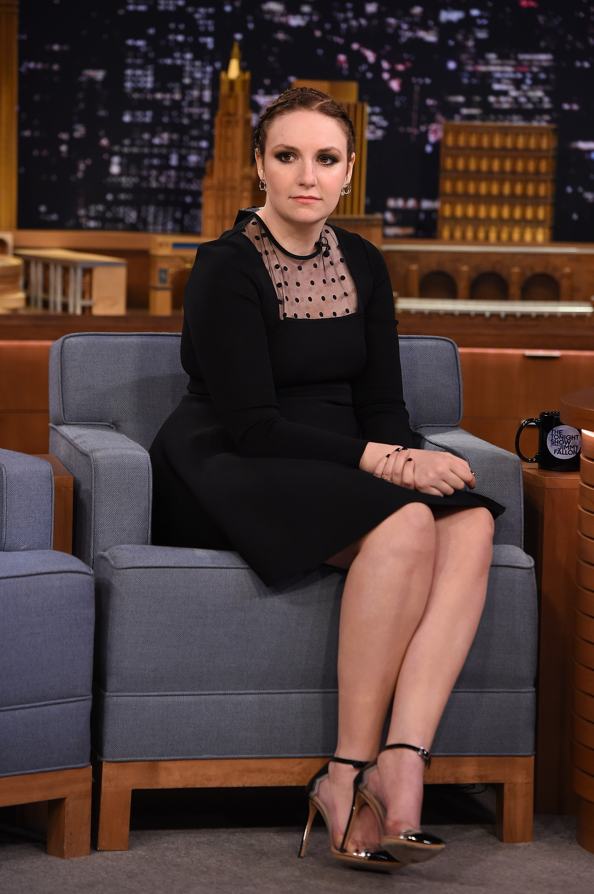 Lena Dunham Visits "The Tonight Show Starring Jimmy Fallon"