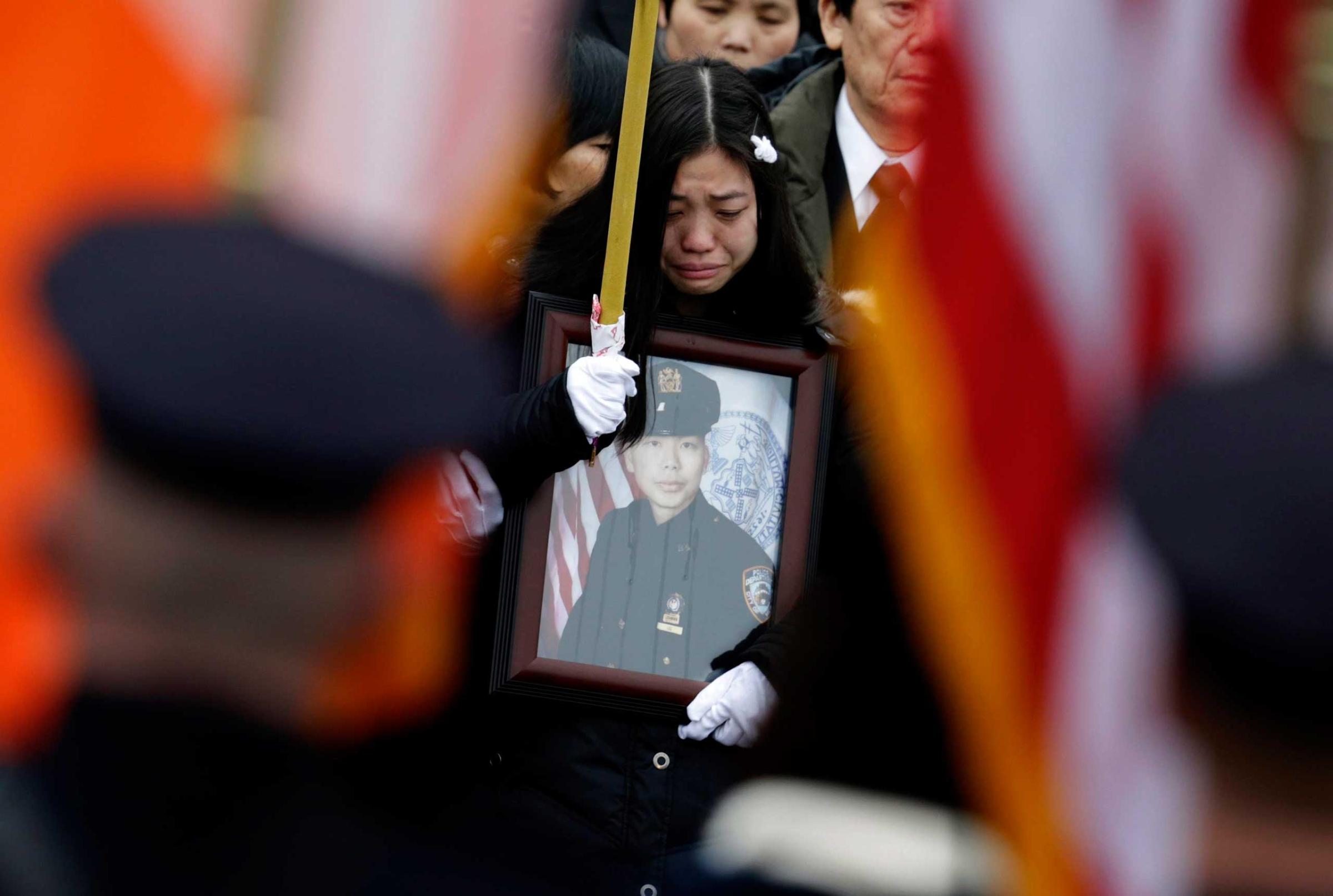 Funeral for New York City Police Officer Officer Wenjian Liu