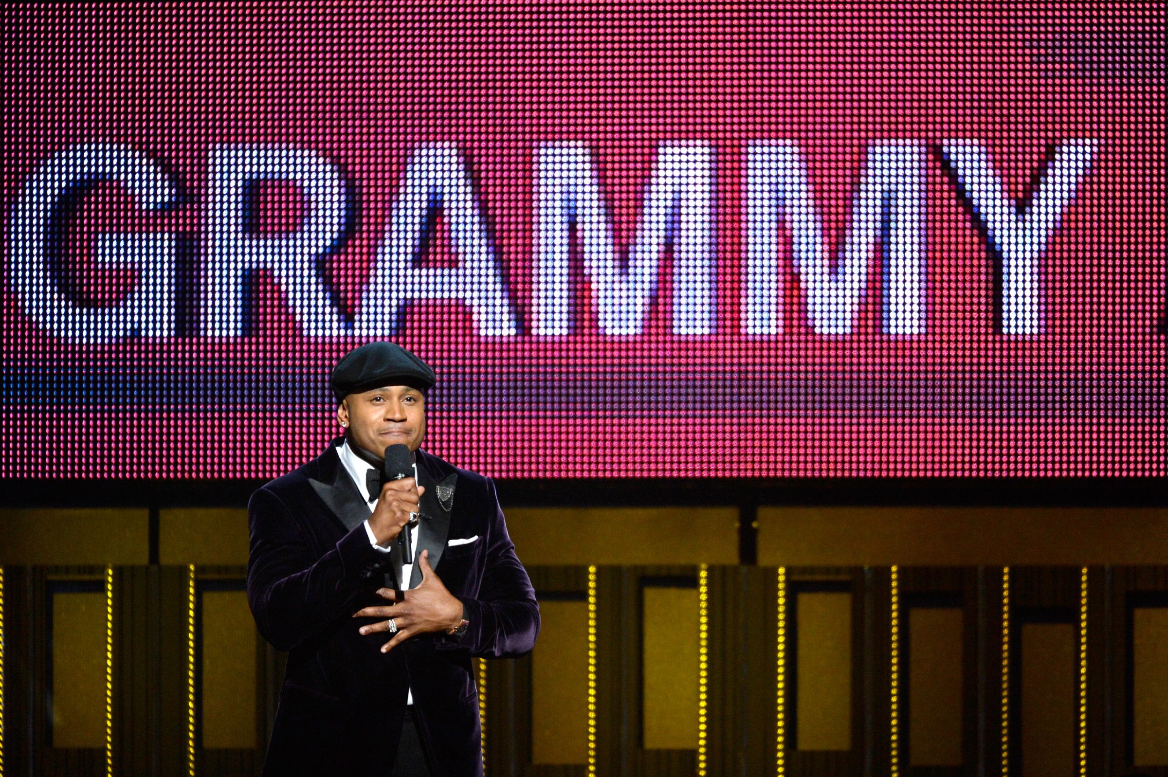 Host LL Cool J speaks onstage during the 56th GRAMMY Awards on Jan. 26, 2014 in Los Angeles, California.