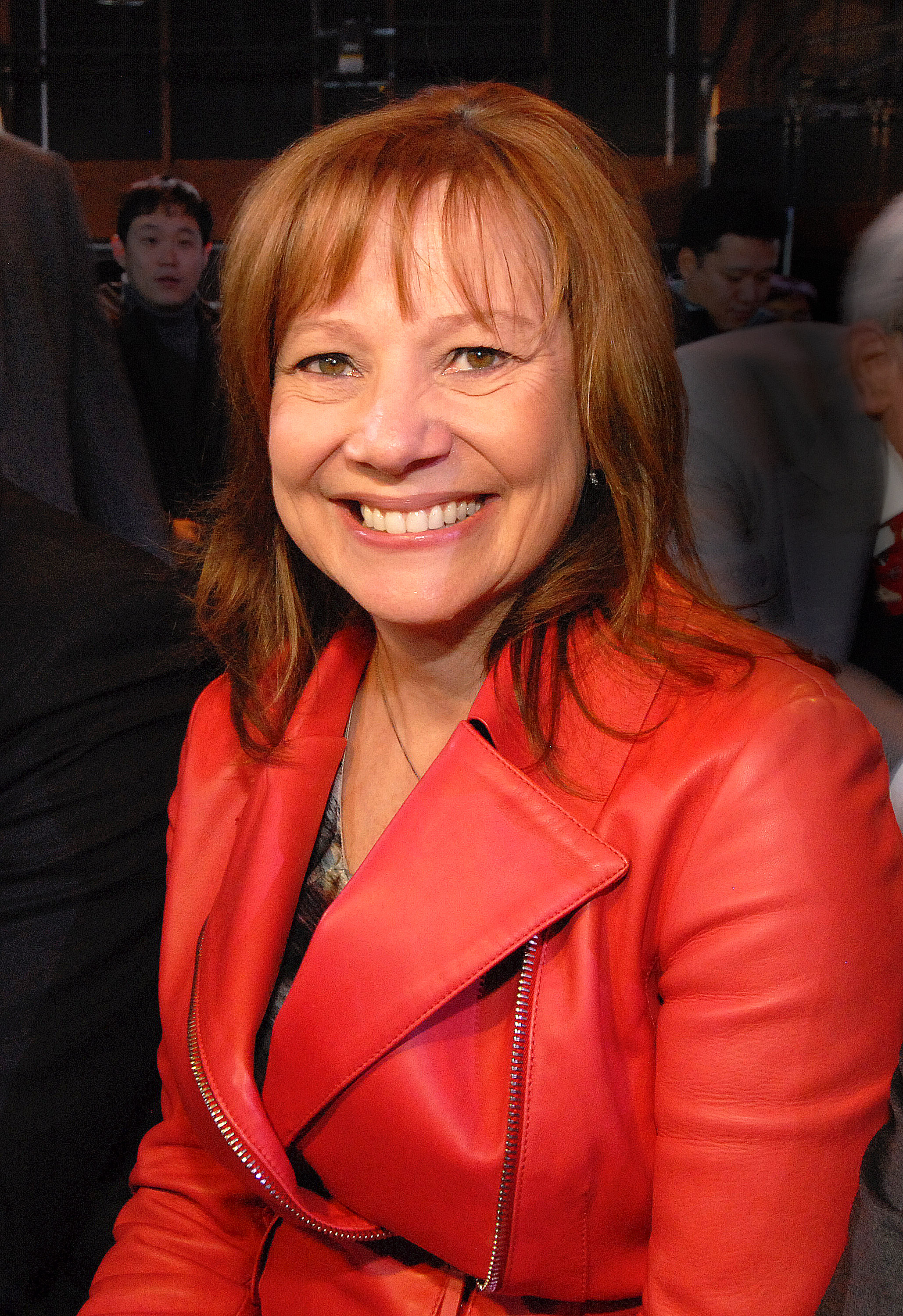 Mary Barra, CEO of General Motors, attends the Buick Avenir press conference on Jan. 11, 2015 in Detroit, Michigan.