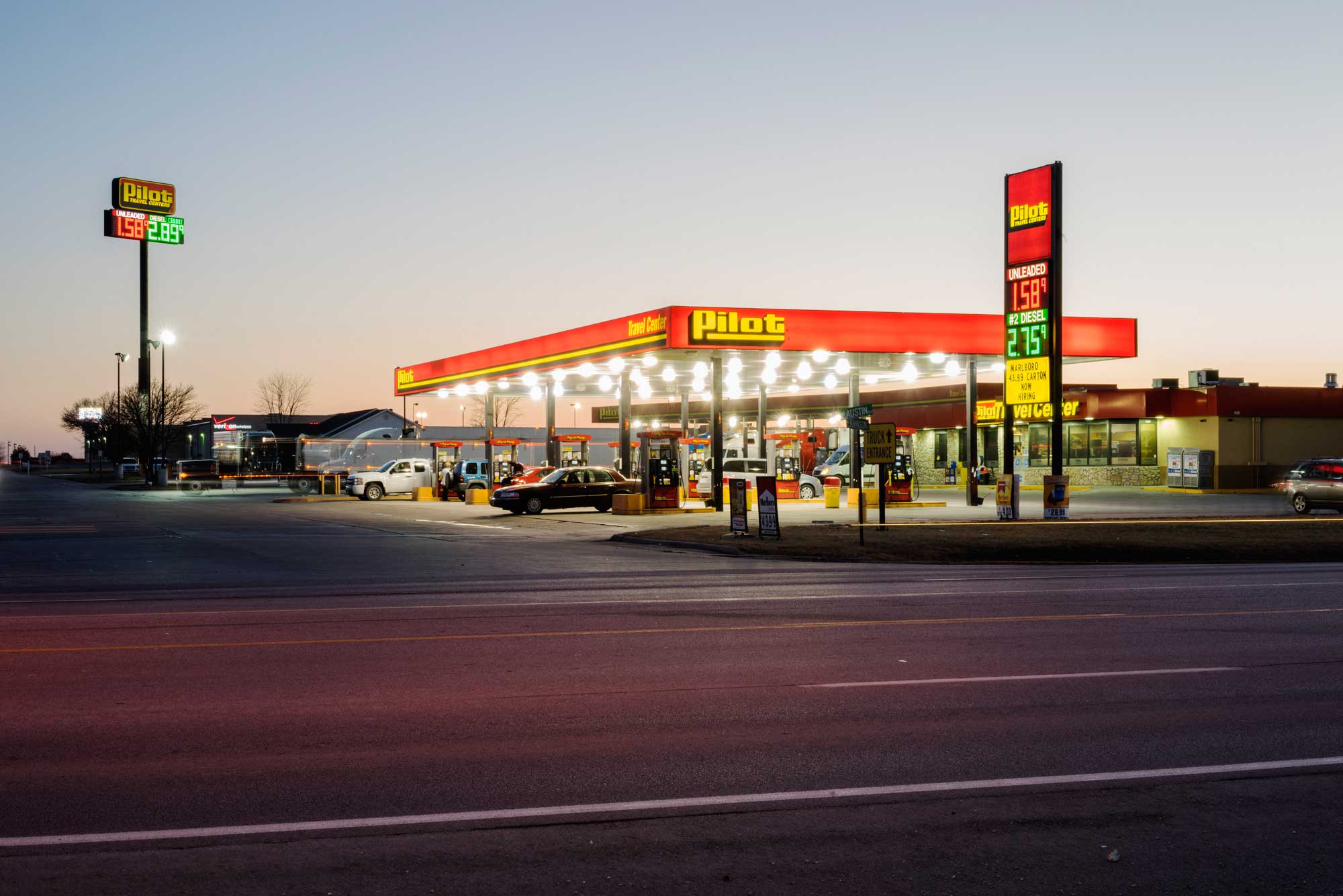 A gallon of gas went for $1.58 at this gas station on Jan. 15, 2015 in Nevada, Mo.