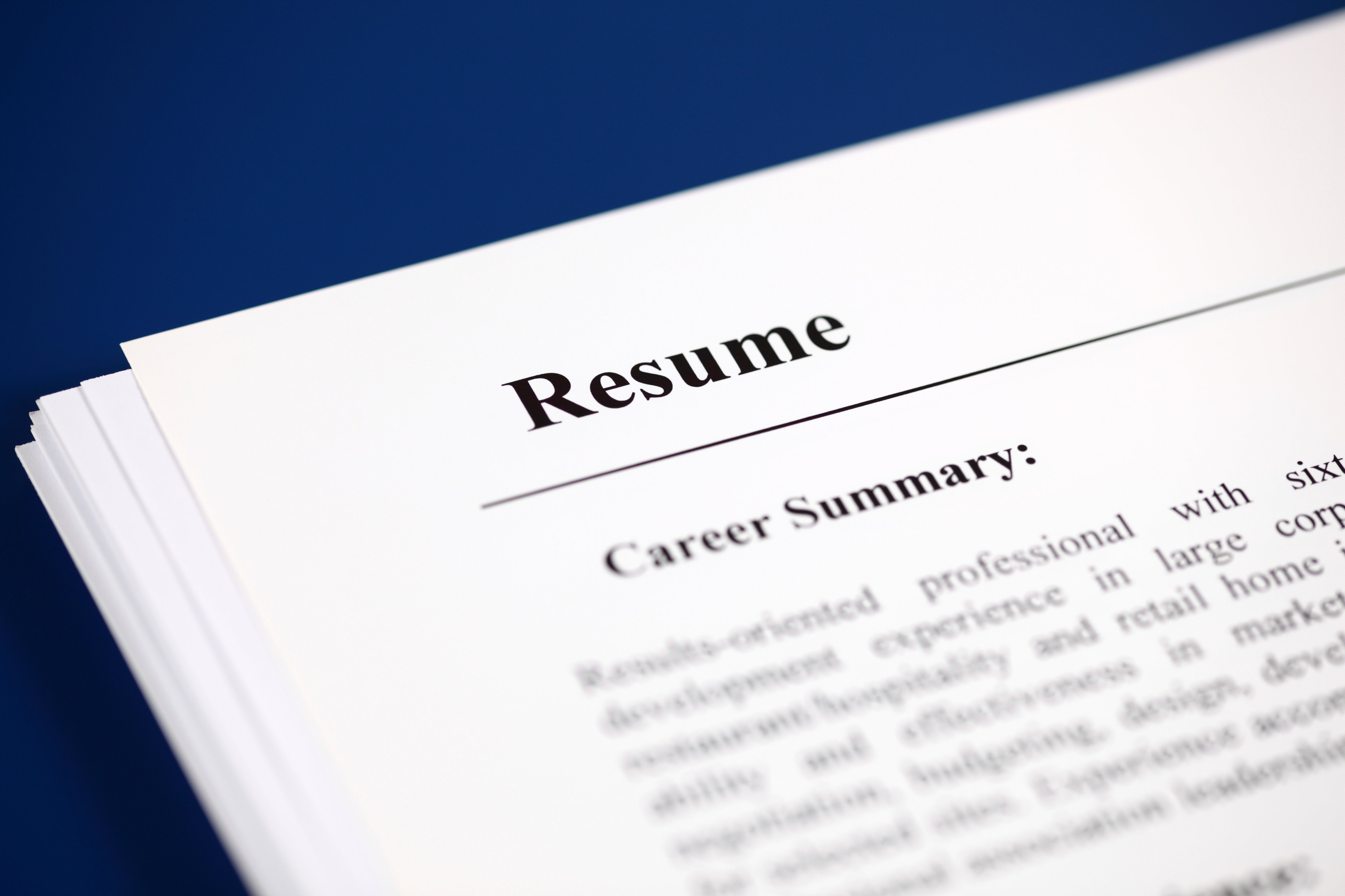 resume-blue-background