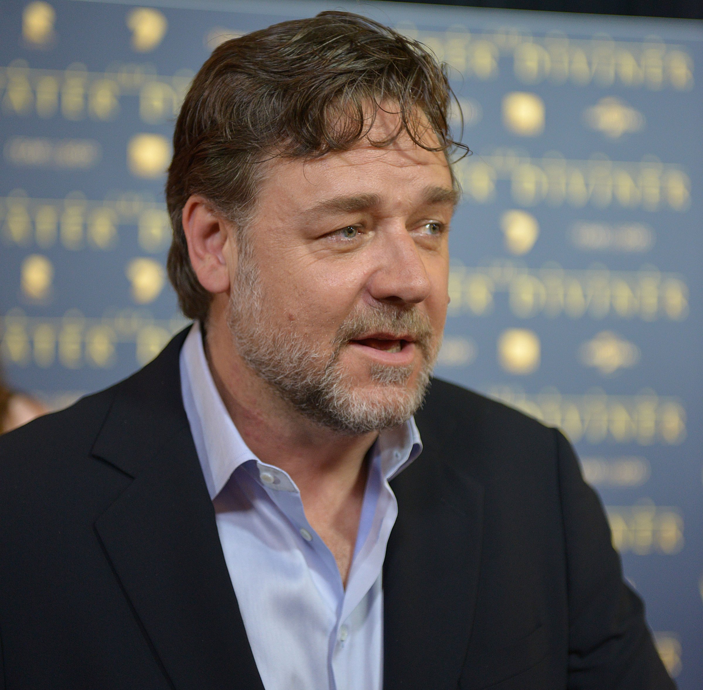 Russell Crowe arrives for the premiere of 'The Water Diviner' in Melbourne, Australia on Dec. 3, 2014.