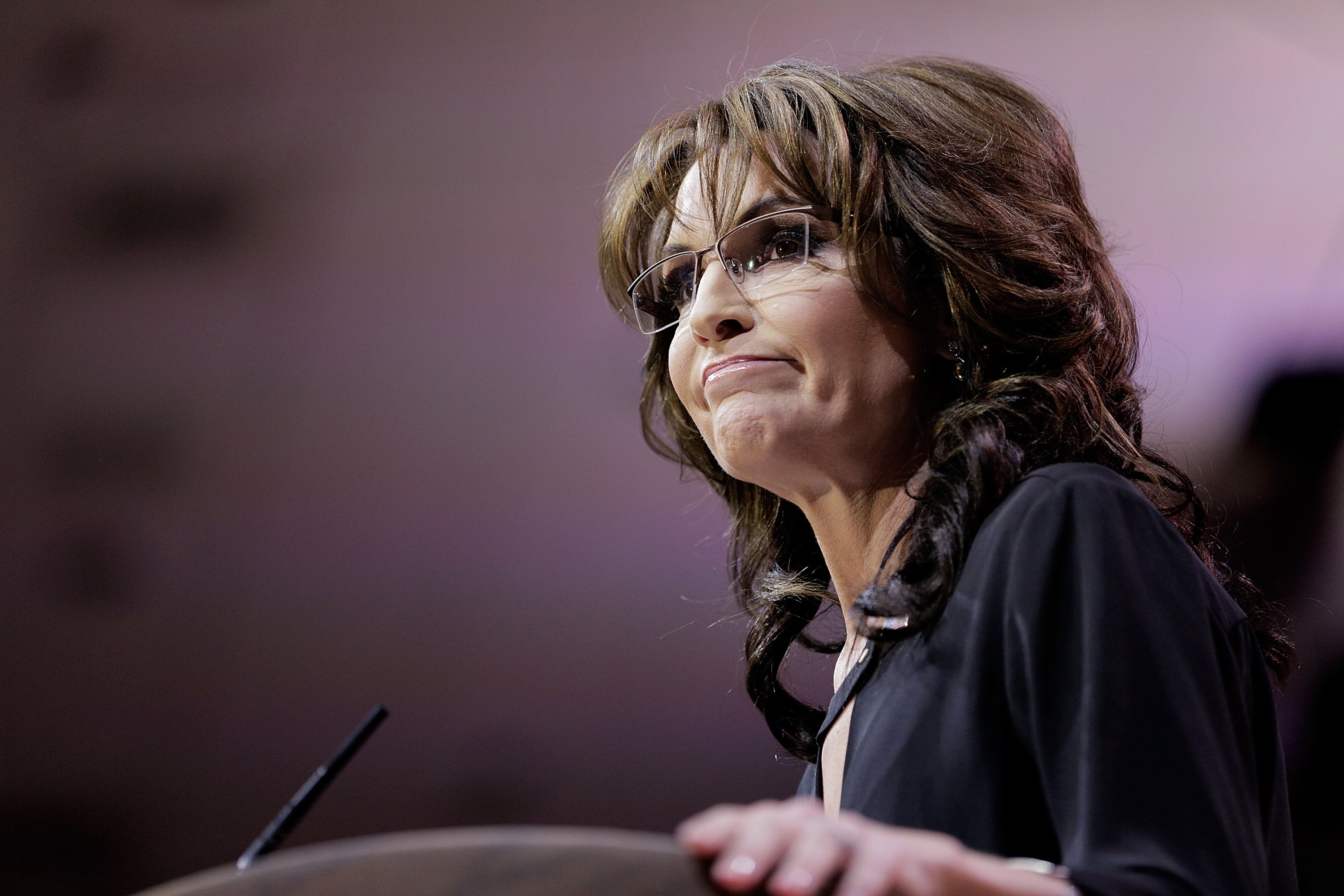 Sarah Palin speaks during the 41st annual Conservative Political Action Conference at the Gaylord International Hotel and Conference Center on March 8, 2014 in National Harbor, Md. (T.J. Kirkpatrick—Getty Images)