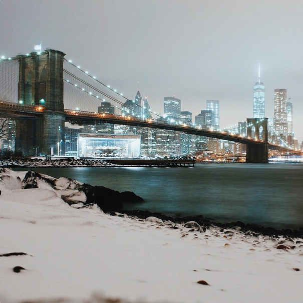 David Everly posted this photo of the Manhattan skyline from Brooklyn.