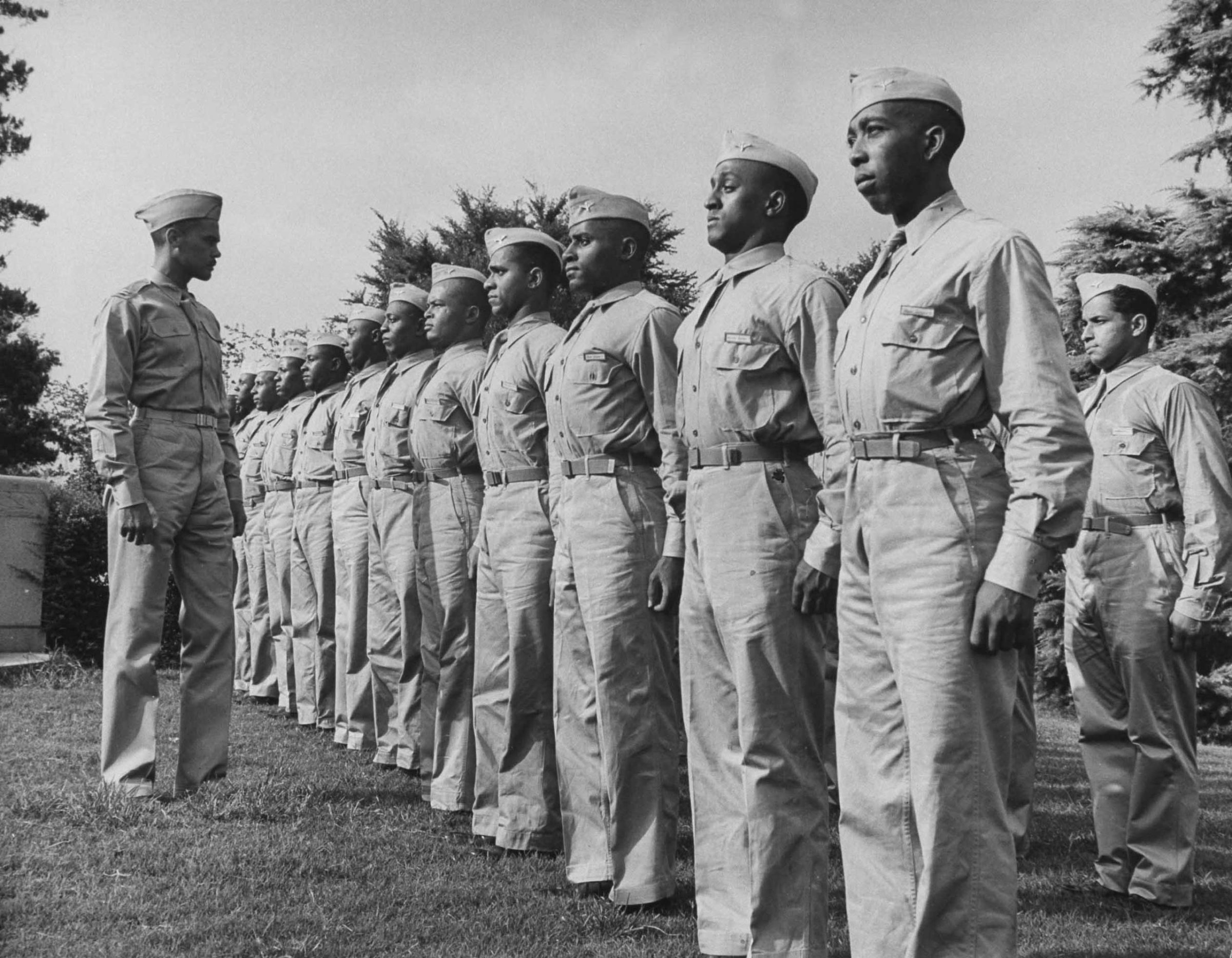 Tuskegee airmen in Alabama in 1942.