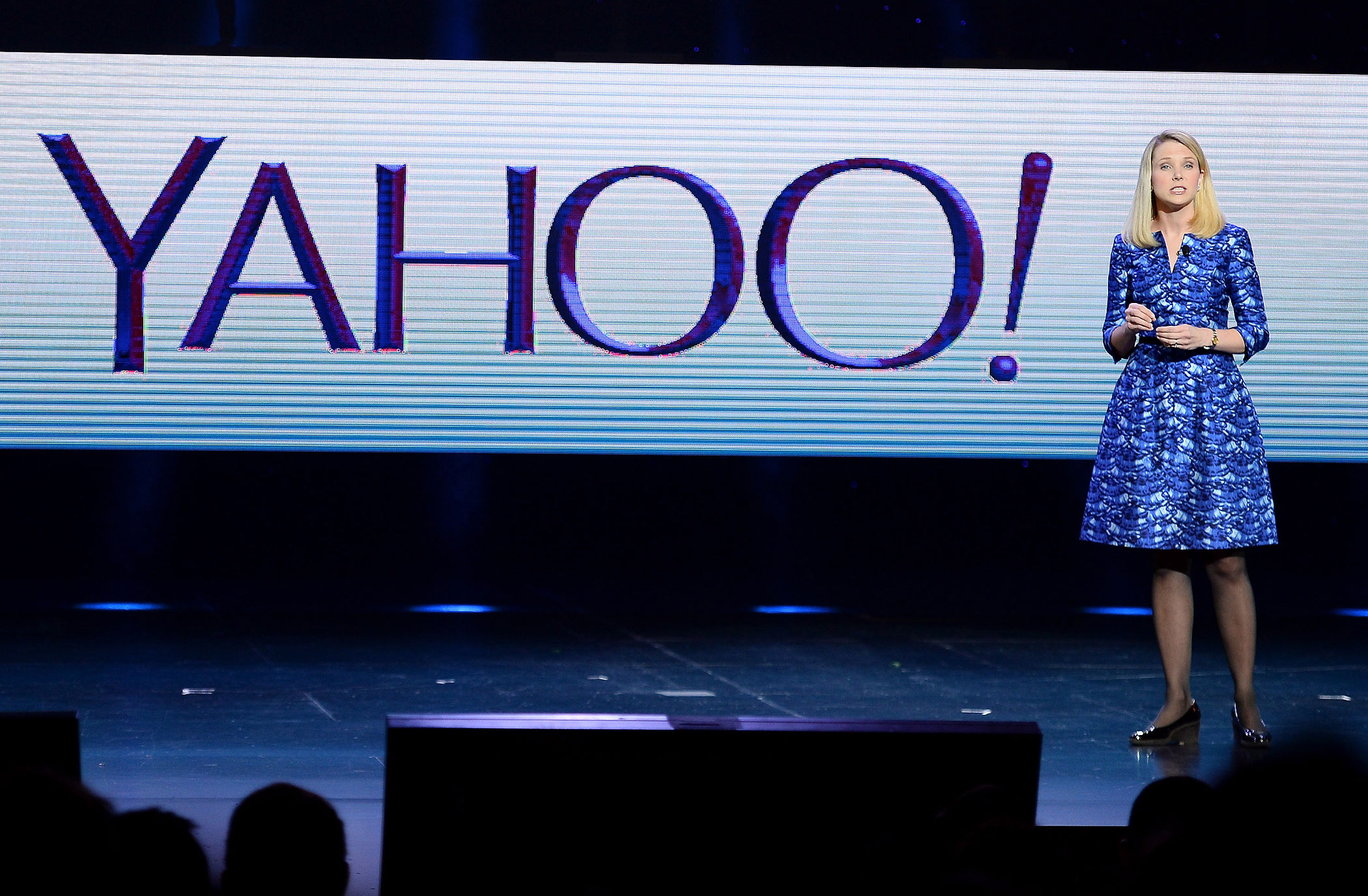 Yahoo! President and CEO Marissa Mayer delivers a keynote address at the 2014 International CES on Jan. 7, 2014 in Las Vegas, NV. (Ethan Miller—Getty Images)
