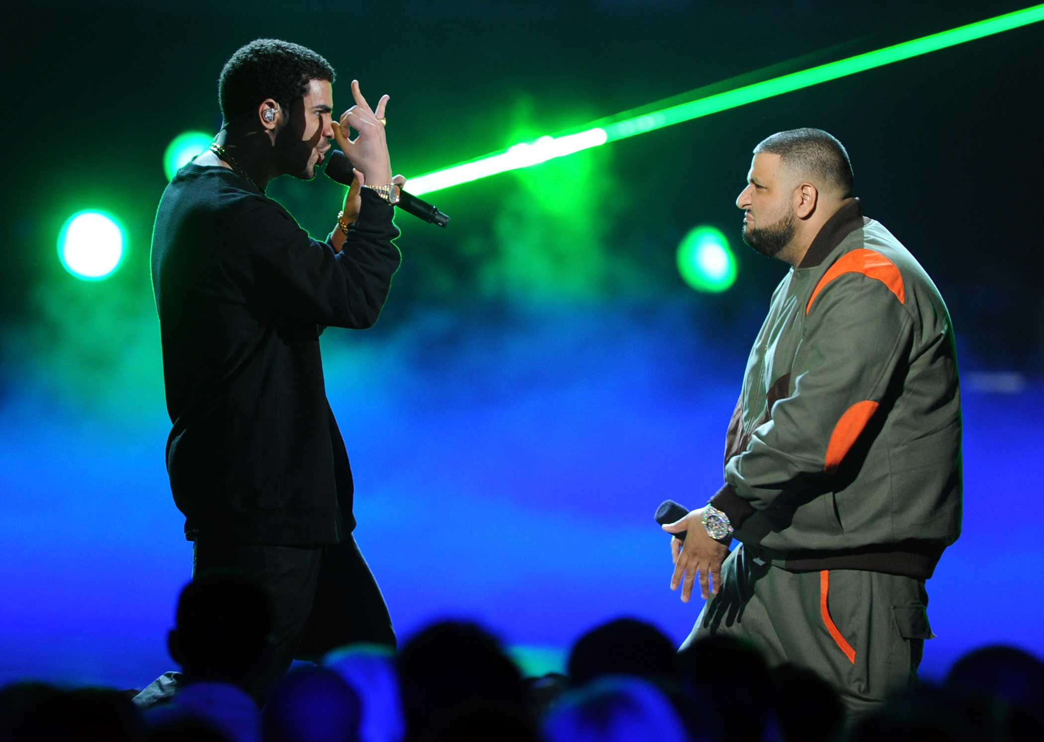Drake appeared on two of rapper and producer DJ Khaled’s biggest hits: “I’m On One” in 2011 and “No New Friends” in 2013.
