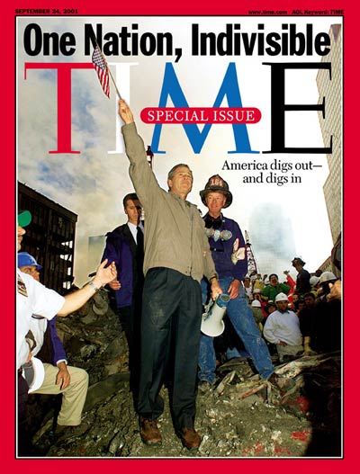 George W. Bush on the Sept. 24, 2001, cover of TIME