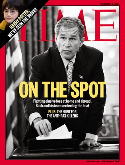 George W. Bush on the Nov. 5, 2001, cover of TIME