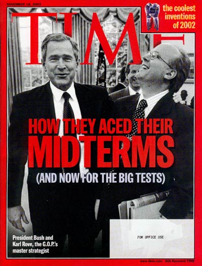 George W. Bush &amp; Karl Rove on the Nov. 18, 2002, cover of TIME