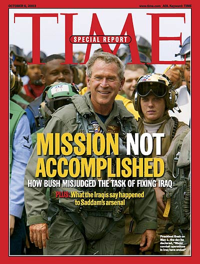 George W. Bush on the Oct. 6, 2003, cover of TIME