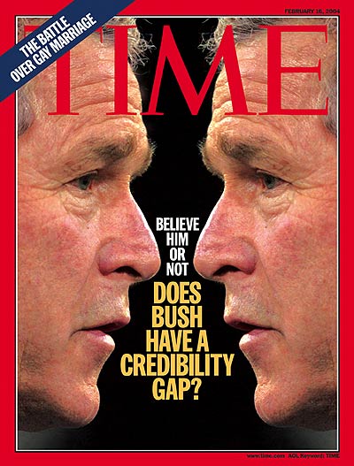 George W. Bush on the Feb. 16, 2004, cover of TIME