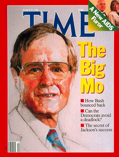 George H.W. Bush on the Mar. 21, 1988, cover of TIME
