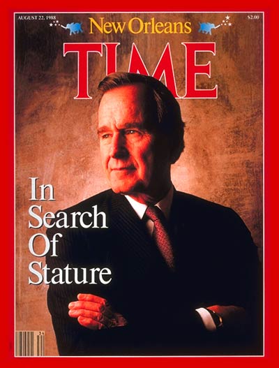 George H.W. Bush on the Aug. 22, 1988, cover of TIME