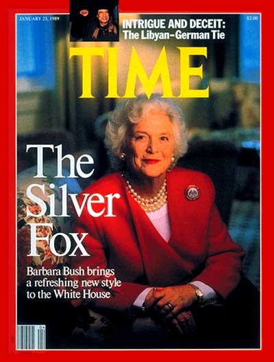 Barbara Bush on the Jan. 23, 1989, cover of TIME