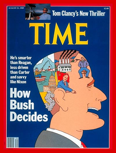 George H.W. Bush on the Aug. 21, 1989, cover of TIME