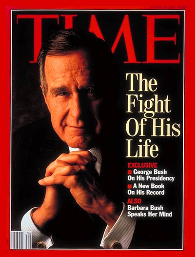 George H.W. Bush on the Aug. 24, 1992, cover of TIME