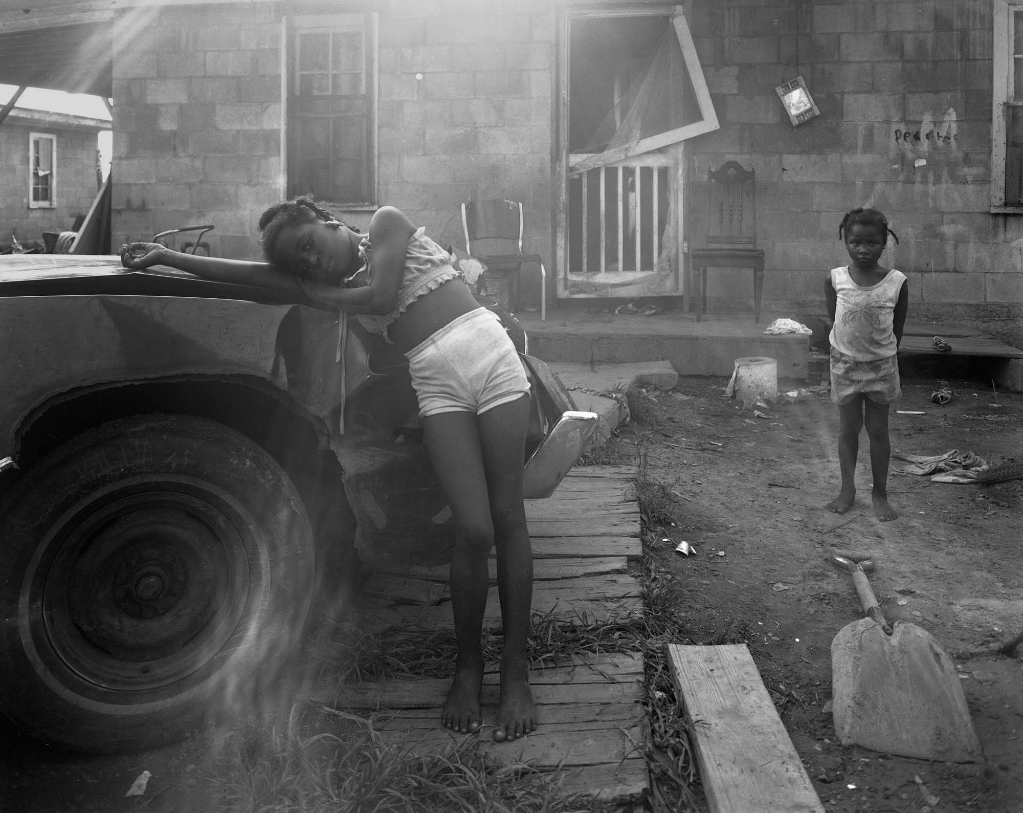 Children and truck, Walls, Ms.,1984.
