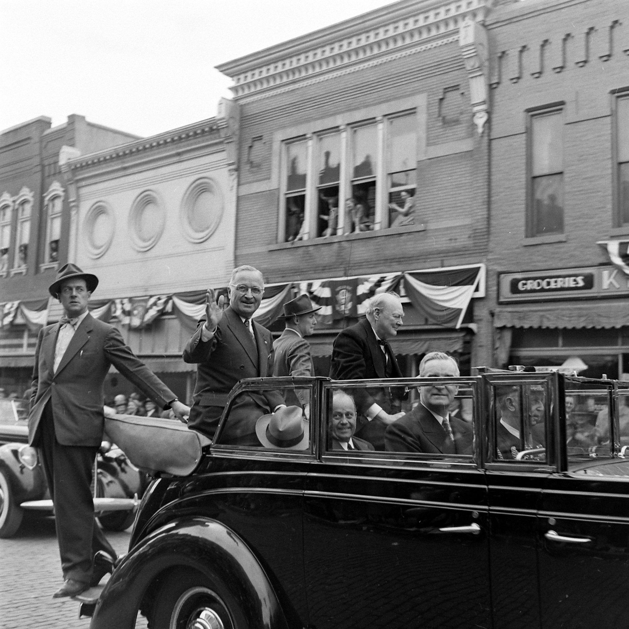 Harry S. Truman and Sir Winston Churchill, Missouri, 1946.