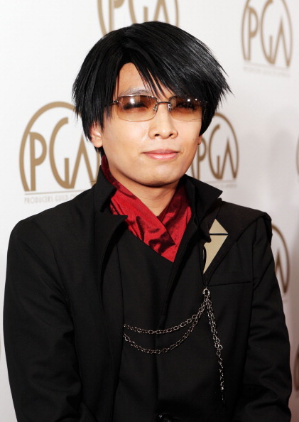 Animator Monty Oum arrives at the 24th Annual Producers Guild Awards held at The Beverly Hilton Hotel on Jan. 26, 2013 in Beverly Hills, Calif. (Jeff Vespa—WireImage/Getty Images)