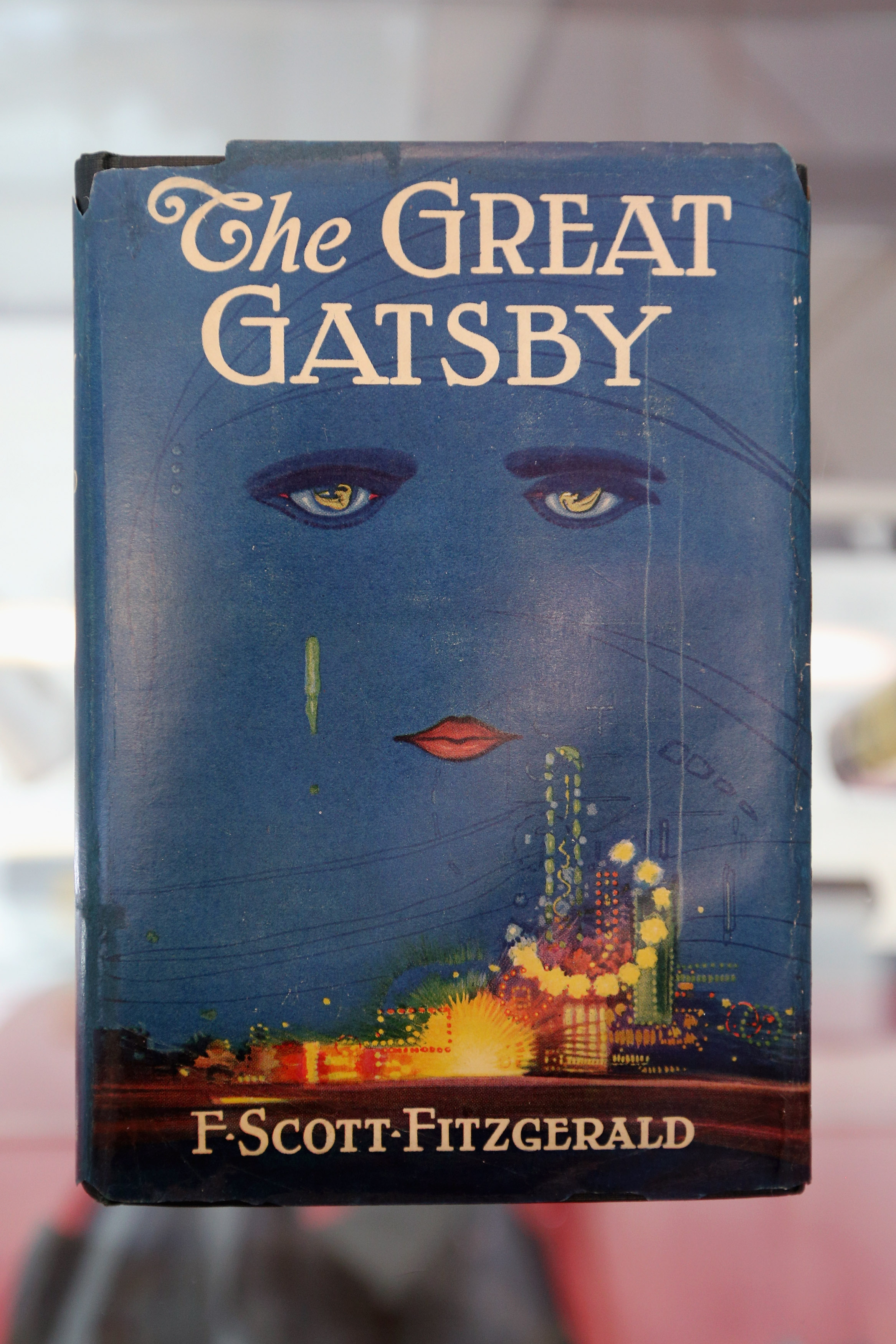 A first edition of F. Scott Fitzgerald's 'The Great Gatsby' at the London International Antiquarian Book Fair in London, England on June 13, 2013.