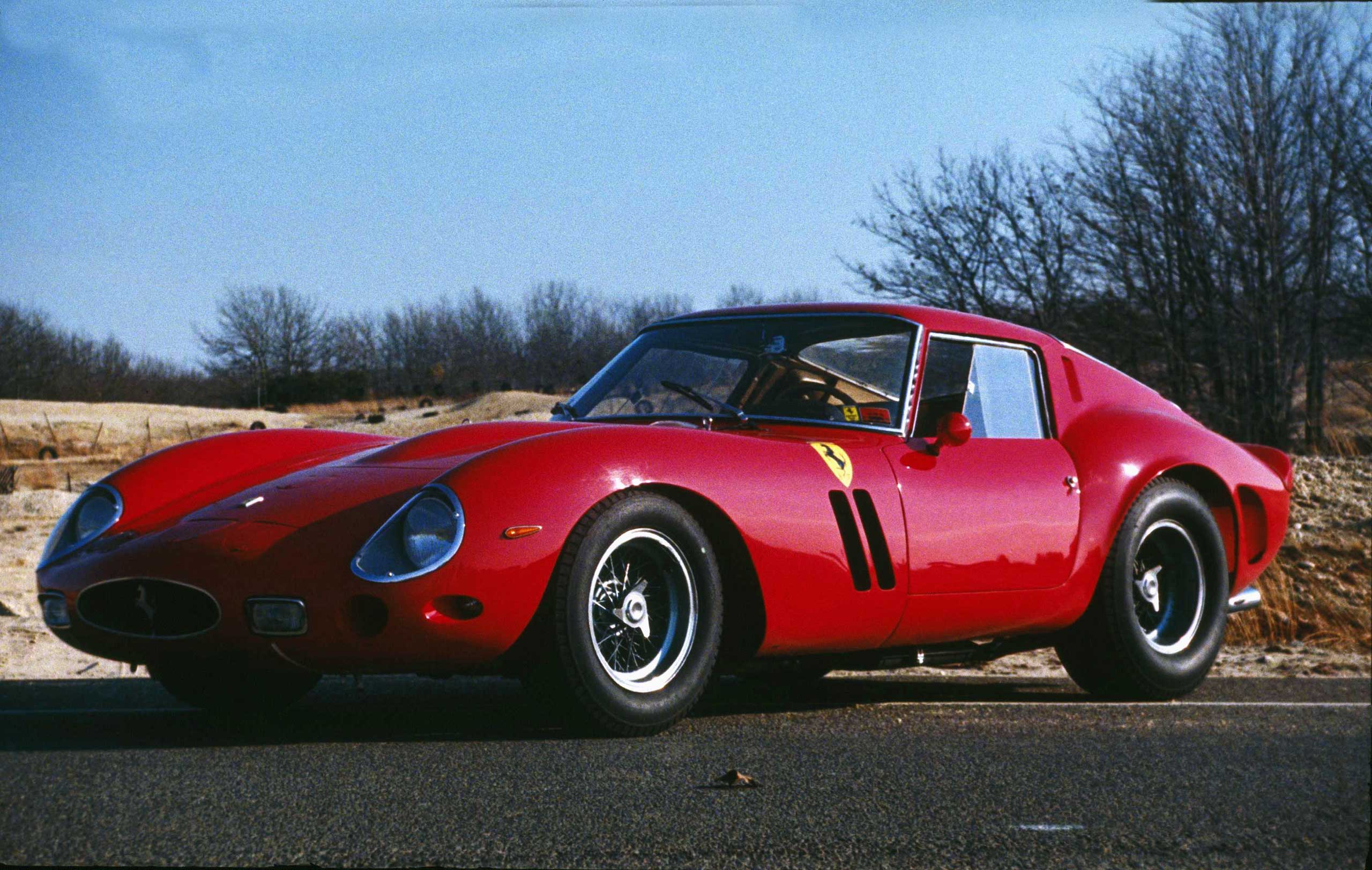 1962-64: The 250 GTO was the only front-engine model on display at the 1962 pre-season Ferrari press conference.