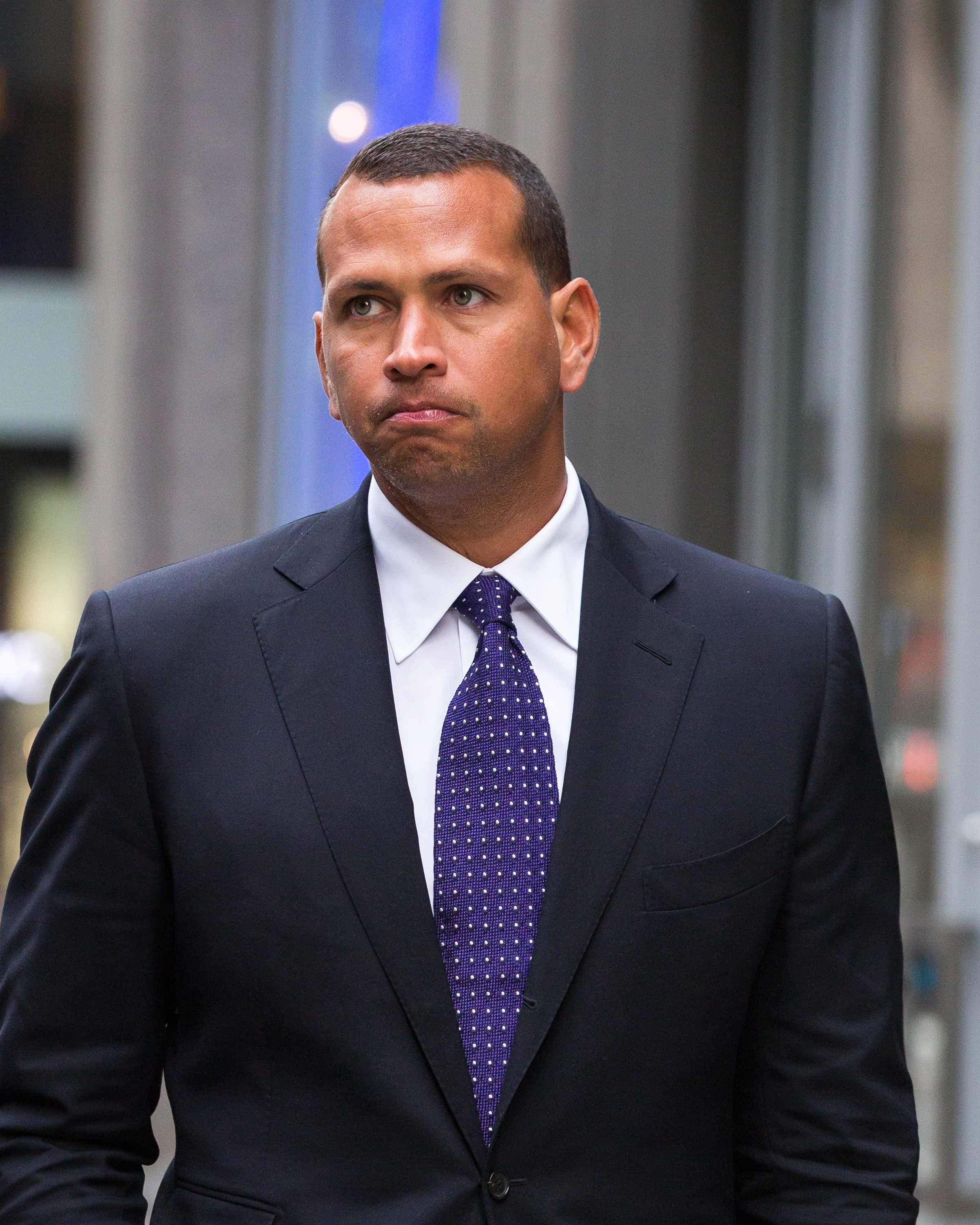 Alex Rodriguez is seen in New York City on Jan. 21, 2015.