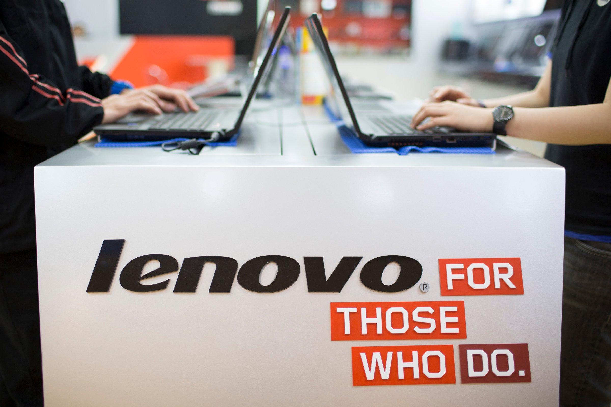 Inside A Lenovo Group Store As Company Reports 25 Percent Jump In Fourth-Quarter Profit