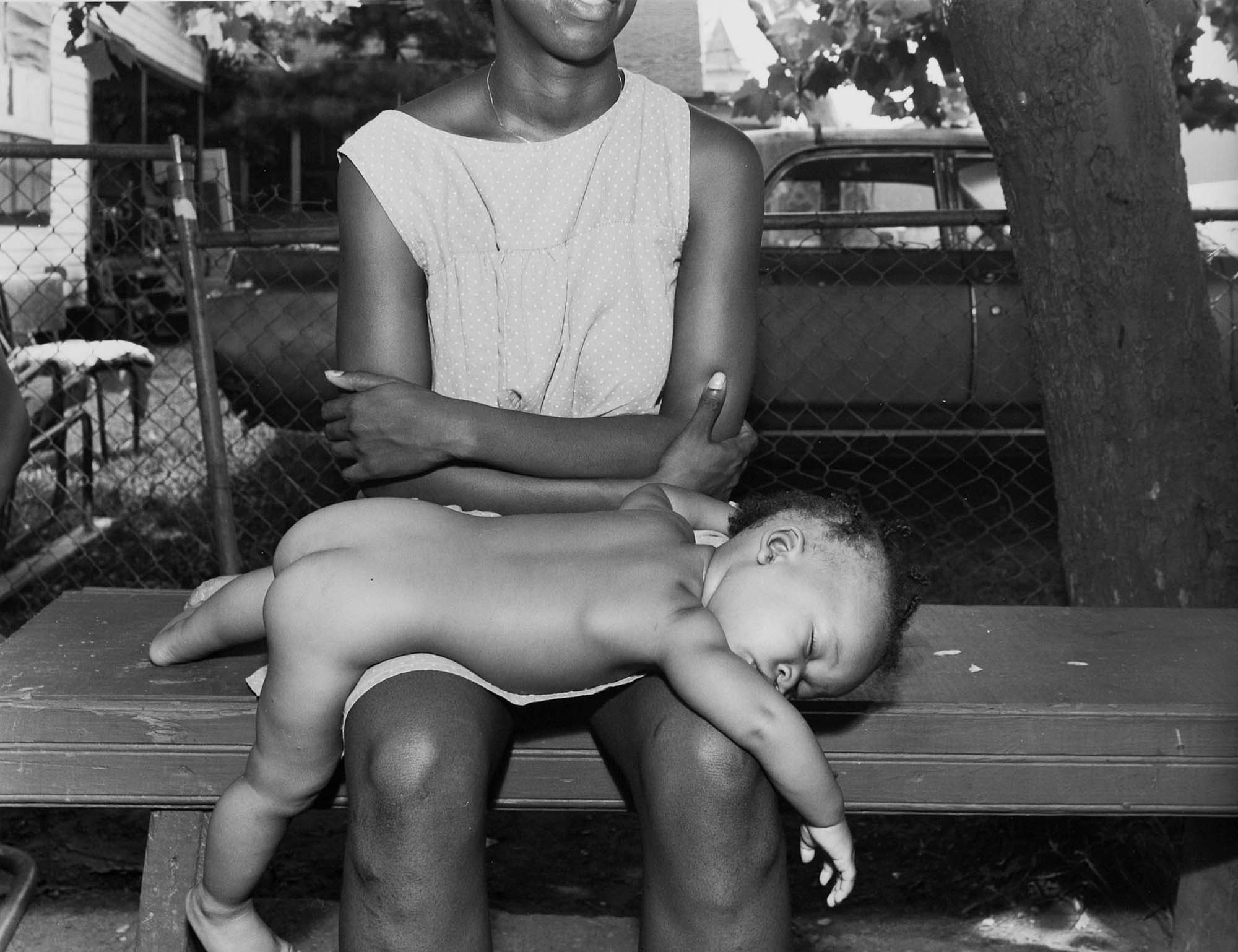 Baby in lap, Plain Dealing, La.,1986