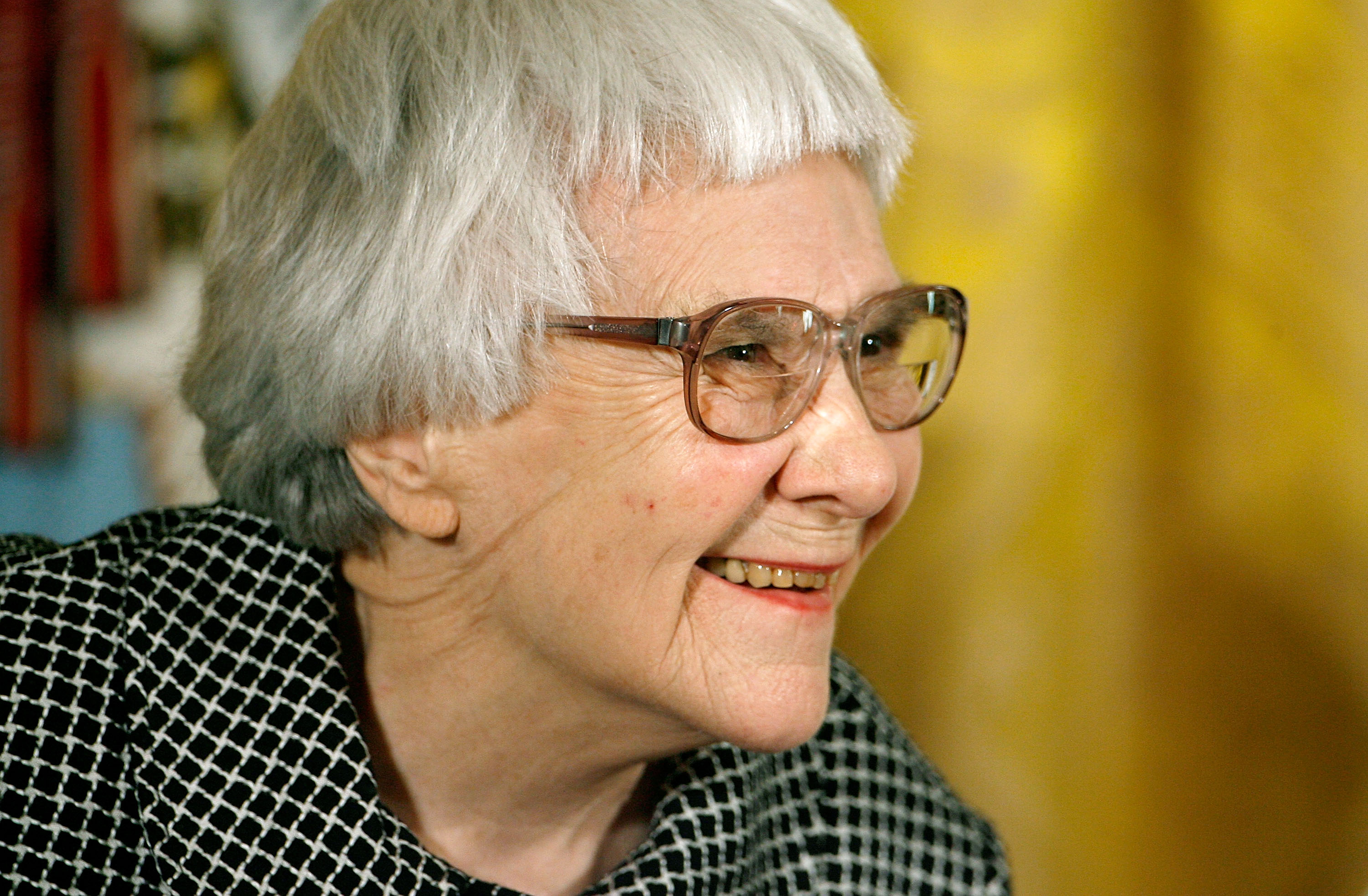 Pulitzer Prize winner and <i>To Kill a Mockingbird</i> author Harper Lee smiles before receiving the 2007 Presidential Medal of Freedom in the East Room of the White House, in Washington, on Nov. 5, 2007 (Chip Somodevilla—Getty Images)