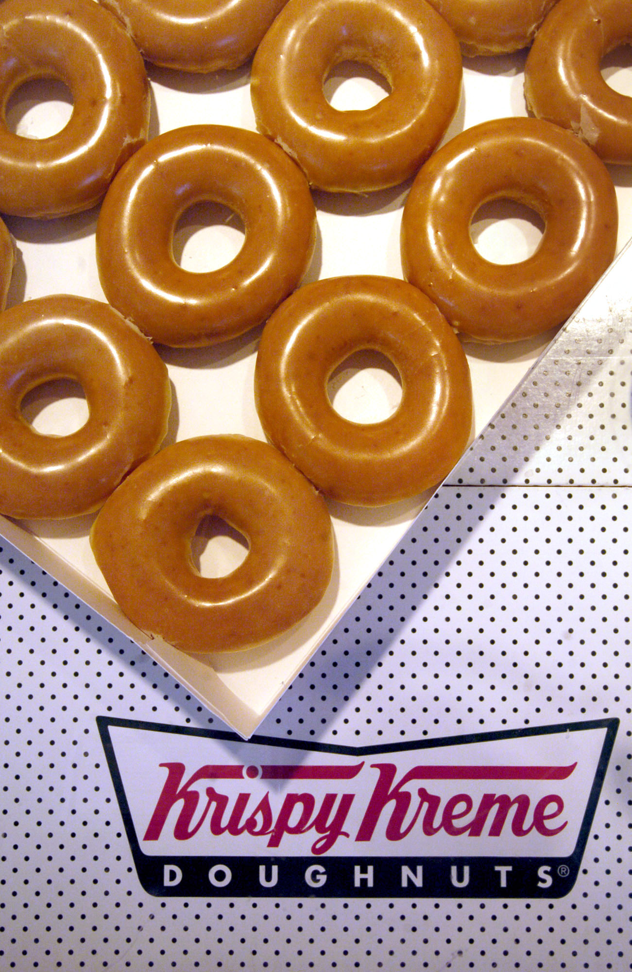 Krispy Kreme's Glazed donuts. (Bloomberg via Getty Images)