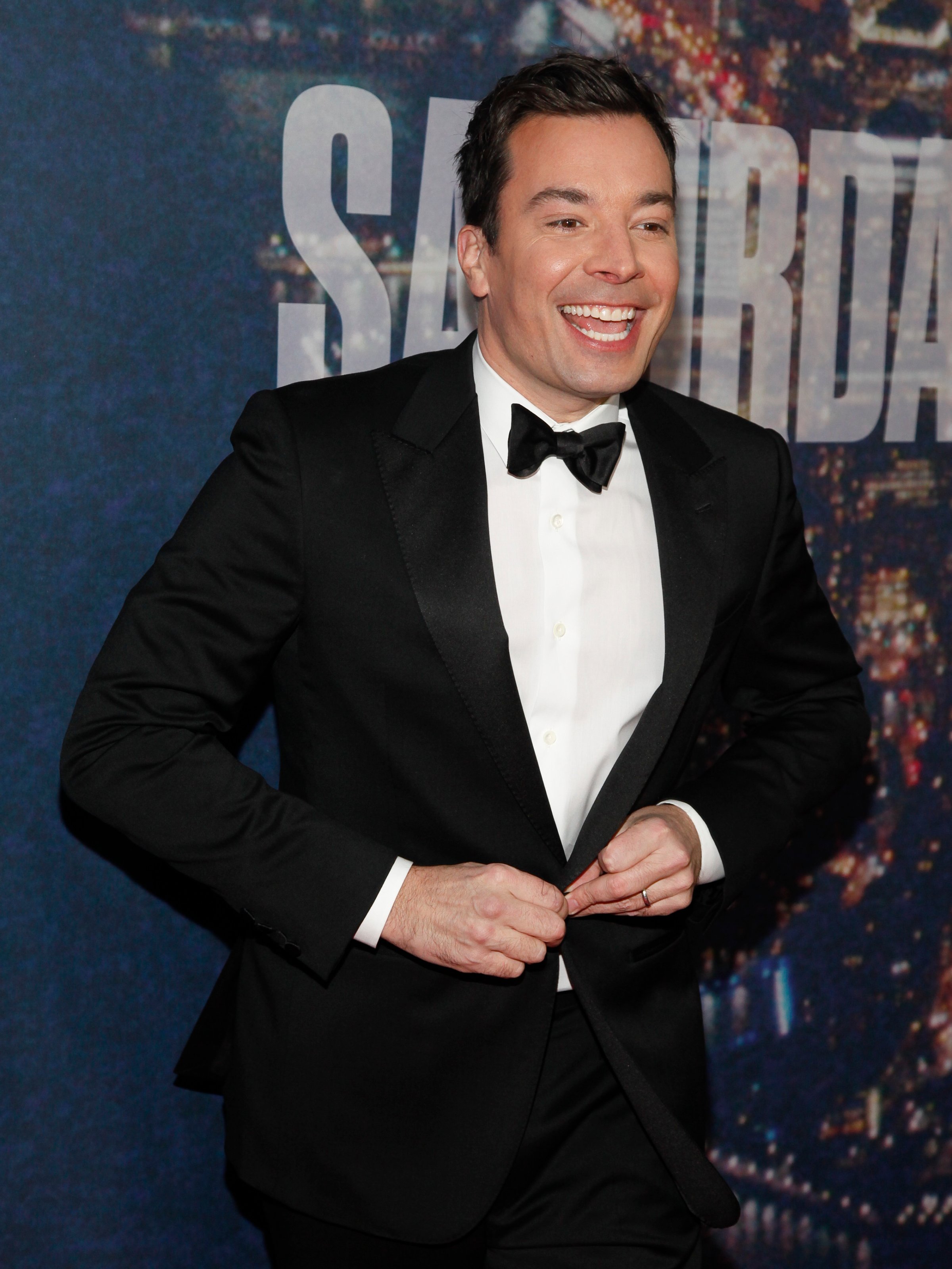 Jimmy Fallon attends the SNL 40th Anniversary Special at Rockefeller Plaza in New York City on Feb. 15, 2015.