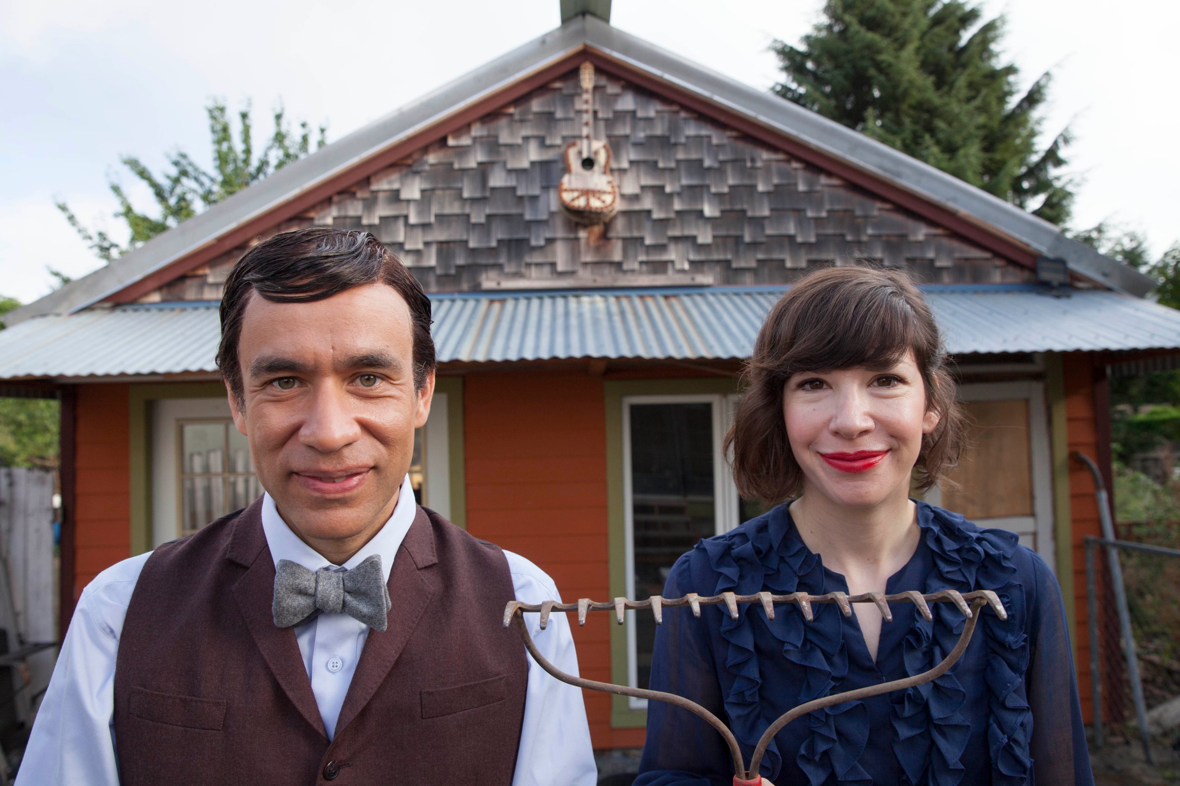This image released by IFC-TV shows Fred Armisen, left, and Carrie Brownstein from the series "Portlandia."